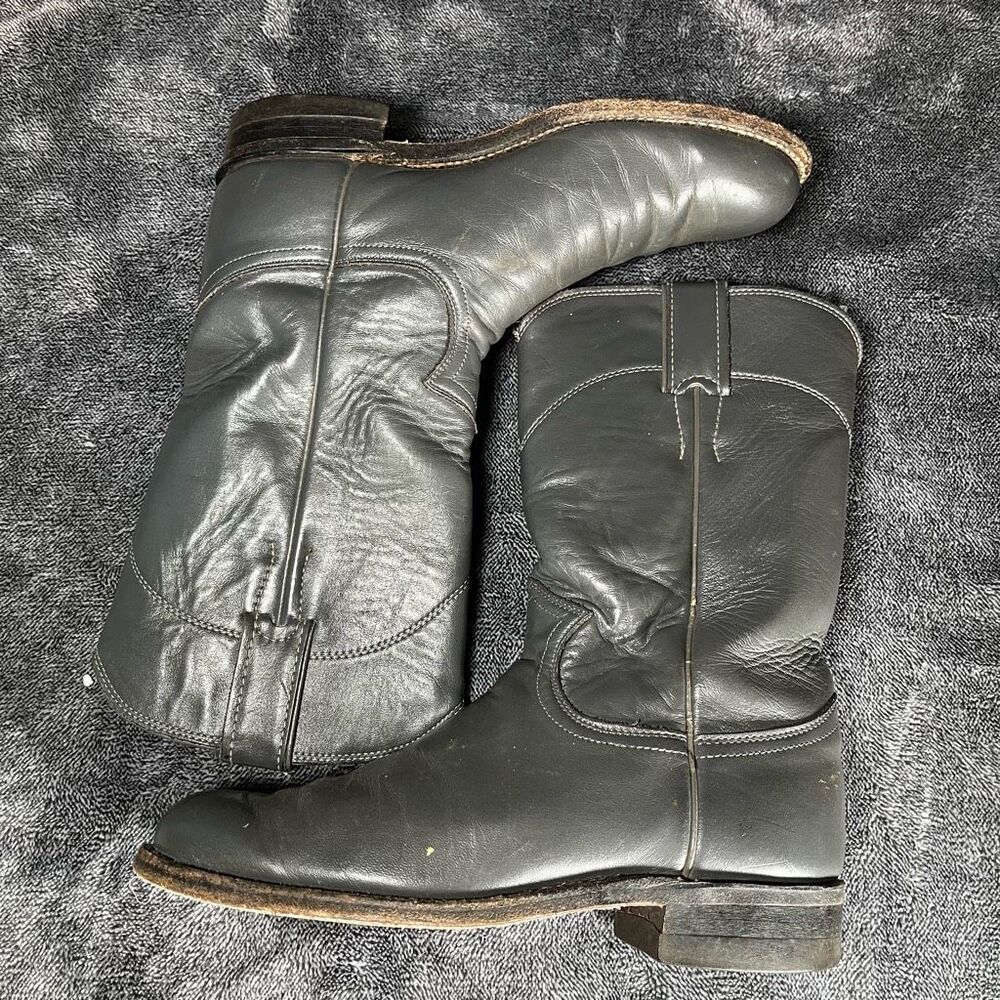Justin  Ropers Western Cowgirl Cowboy Boots Ladies Sz 5